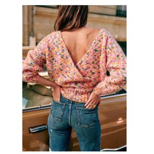 Sezane Livia Jumper in Multicolor (Pink | Size Small)